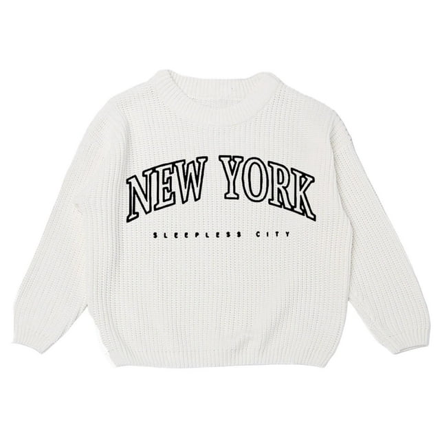 Girls Sweaters Hand Embroidered Pure Knit Sweater for Girls Delicate Floral Design Soft Comfortable Toddler Kids Top