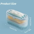 thumbnail image 3 of Foaming Soap Box with Roller Bubble Case for Laundry Soap Cleaning Storage Foaming Box Foam Dispenser Brush for Home Bathroom Kitchen, 4.72x1.96x2.55", 3 of 8