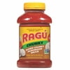 Ragu Chunky Super Chunky Mushroom Pasta Sauce with Hearty Mushrooms, Diced Tomatoes, 45 oz, 10 servings per container