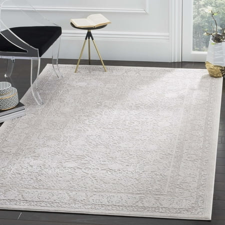 rug reflection area safavieh runner polyester beige cream lynna traditional viscose charcoal paradise grey