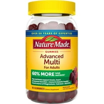 Nature Made Advanced Multivitamin Gummies for Adults with Magnesium Citrate, Calcium & All 8 B Vitamins, Daily Nutritional Support, 90 Gummies, 30 Day Supply