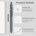 thumbnail image 2 of 6PCS Gel Pen Set, Retractable Gel Pen, Quick Drying Ink Pen, Fine Nib, Advanced Smooth Writing Pen, Aesth, 2 of 7