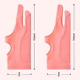 thumbnail image 2 of Guantes de dibujo ANMONE Premium Pink, paquete de 2 unidades para iPad y tableta, 2 of 5