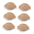 thumbnail image 2 of Mannequin Head Eyelids Eyelids With Eyelashes Eyelash Extension Eyelids Eyelash Grafting Eyelids False Eyelids With Eyelashes 3 Pairs Mannequin Head Eyelids With Eyelashes For, 2 of 8