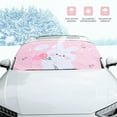 thumbnail image 4 of Windshield Cover&nbsp;For Ice And Snow,Car Front Glass Snow Shield Snow Cover Winter Window Frost Cover Car Decorative Cute Fashion, 4 of 7