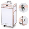 Byootique Trolley Case Makeup Train Case Nail Polish Cosmetic Organizer
