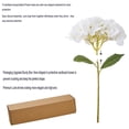 thumbnail image 5 of 6 Pcs Faux White Hydrangeas Fake Flowers Artificial Silk Hydrangea Flower With Stems Bouquets Arrangement for Home Table Centerpieces Wedding Baby Shower Birthday Party Decoration(White), 5 of 9
