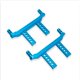 thumbnail image 2 of 4x Poste de Montaje de Cuerpo Delantero y Trasero de Aleación de Aluminio para SCY 1/16 16101 16102 16103 16101PRO RC Piezas de Actualización de Coche Azul, 2 of 8