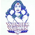 thumbnail image 3 of DC Comics Wonder Woman T-Shirt Men's Power Pose Adult Ringer Tee, 3 of 5