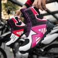 thumbnail image 3 of Botas De Moto Y Zapatos De Moto Para Todas Las Estaciones Para Hombre Y Mujer,Rosa negra roja,46, 3 of 14