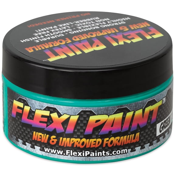 Flexi Paint Waterbased Flexible Cosplay Paint - Green, 100 g (0.22 lb)