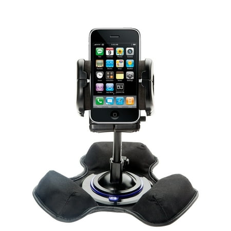 Bean Bag Dashboard Mount - Car / Truck Vehicle Holder Mounting System for Apple iPhone 3G Includes Unique Flexible Windshield Suction and Universal Dashboard Mount Options