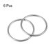 thumbnail image 3 of Uxcell Anillos O soldados de acero inoxidable 304, hardware para manualidades de plantas de 80mm, 3 of 5