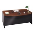 thumbnail image 3 of Bowery Hill 72" Transitional Wood Bow Front Desk Shell in Hansen Cherry, 3 of 8