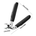 thumbnail image 2 of Nail Clippers, Manicure Nail Clippers, Wide Jaw Slanted Nail Clippers for Thick Nails, Ergonomic Non-Slip Rubber Handle, Stainless Steel Durable Trimming Tools for Fingernails and Toenails, 2 of 3