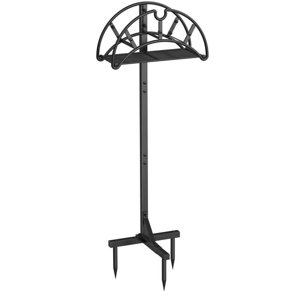 Bextsrack Garden Hose Holder, Decorative Hose Butler Sturdy Water Hose Rack, Durable Wall Hose Hanger