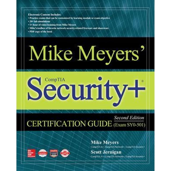 Pre-Owned Mike Meyers' Comptia Security Certification Guide, Second Edition (Exam Sy0-501) (Paperback) 126002637X 9781260026375