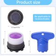 thumbnail image 4 of M16.5 Faucet Aerator Replacement,6 Pack Aerator for Sink Faucet Insert Filter Aerators Water Saving Flow Restrictor Set Plug-in Restrictor Filter and Buffer Aerator for Bathroom Kitchen, 4 of 5