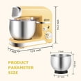 thumbnail image 2 of Batidora de Pie para Cocina 3.2Qt, 6 Velocidades, Amarilla, 120V, 2 of 6