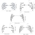 thumbnail image 3 of Bride Rhinestones Flower Headband for Women Nonslip Elegant Crystal Hairhoop for Wedding Party Proms Hair Styling Tool, 3 of 9