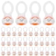 thumbnail image 1 of 50 ganchos para cortinas: rodillos para rieles de cortina con rodamientos de bolas lisos - Rodillos de rueda silenciosos - Piezas de polea deslizante silenciosa para rieles antiguos, 1 of 6