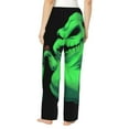 thumbnail image 3 of Oogie Boogie Women's Pajama Pants, Ultra-soft Comfortable Casual Lounge Pants, Graphic Printed Sleep Bottoms With Drawstring, 3 of 8