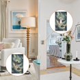 thumbnail image 4 of Yayeee Toggle Light Switch Wall Plate 1-Gang 4.5"x2.7" Home Decorative Outlet Cover, Beige Floating Whale, 4 of 7