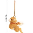 thumbnail image 3 of Yunuuuoa Year of the Horse Plush Keychain Toy, Realistic Zodiac Animal Mascot Soft Stuffed Pillow, Cute Backpack Charm Decor for Good Fortune Gift, 3 of 6