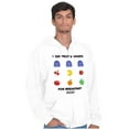 thumbnail image 5 of PACMAN Fruit and Ghosts for Breakfast Zip Up Hoodie Men's Women's Brisco Brands L, 5 of 6