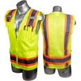 thumbnail image 4 of Malta Dynamics High Vis Yellow Safety Surveyor Vest, OSHA/ANSI Compliant, XXLarge, 4 of 5