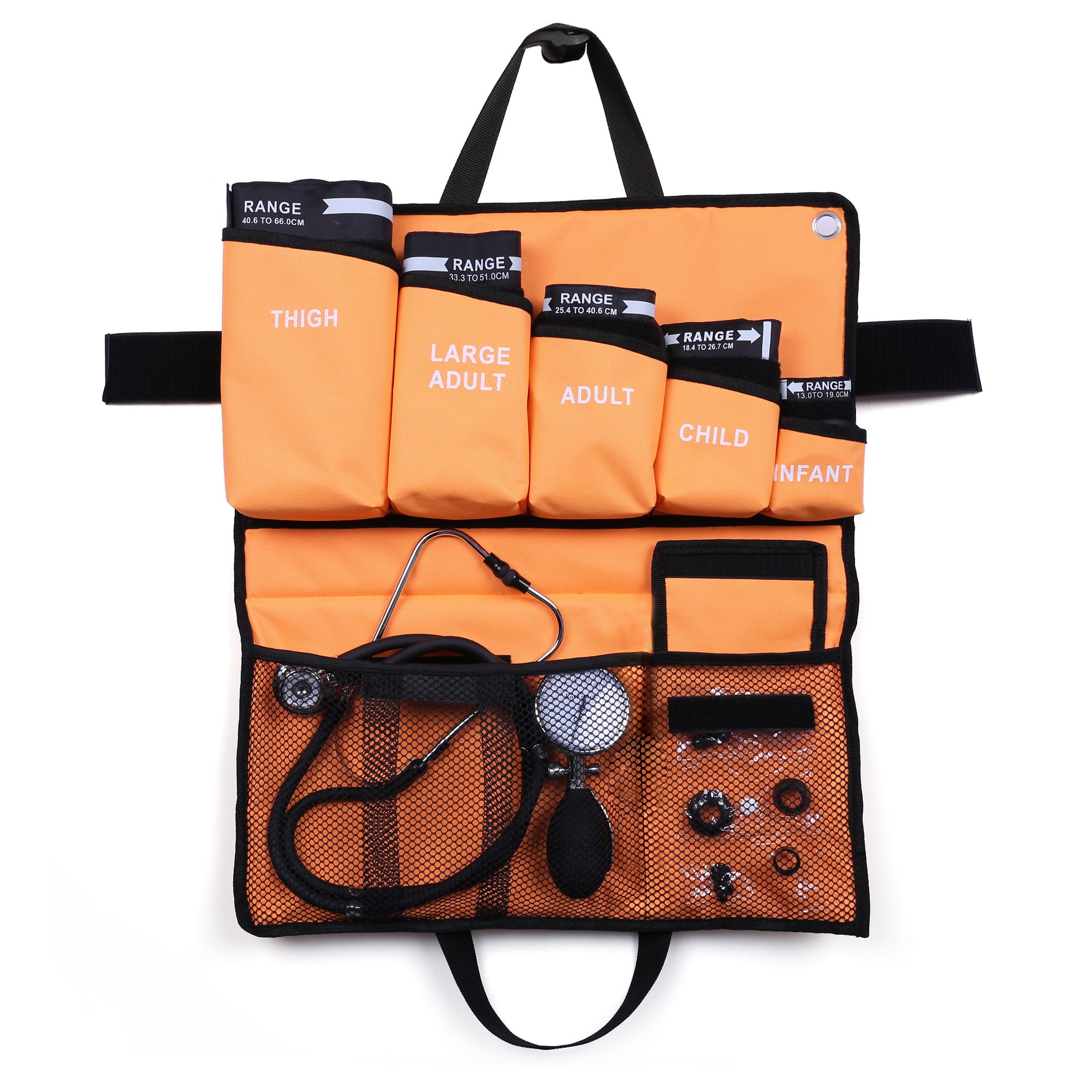 LotFancy 5in1 Palm Aneroid Sphygmomanometer and Stethoscope Kit