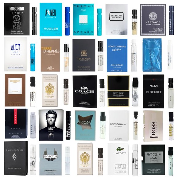 Infinite Scents Cologne Samples for Men - 10 Designer Fragrance Brands
