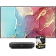 thumbnail image 1 of Restored Hisense 100L5H-DLT100C L5H 2700-Lumen UHD 4K UST Laser Smart Home Projector with 100in ALR Screen Bundle with 2 YR CPS Enhanced Protection Pack (Refurbished), 1 of 8