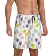 thumbnail image 5 of KLL Hawaiian Coconut Tree for Men's 1-Pack Shorts,Sleep Pajama Shorts for Men Soft Pj Shorts Men's Pajama Bottoms Sleepwear -Large, 5 of 7