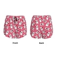 thumbnail image 3 of Pofeuu French Bulldog And Heart Print Women's Athletic Shorts Running Workout Shorts Tummy Control Quick Dry Gym Shorts with Pockets Double layer sports shorts-XX-Large, 3 of 7