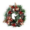 thumbnail image 2 of Injueey Guirnalda de Navidad para puerta delantera, guirnaldas colgantes para exteriores, guirnaldas artificiales rústicas, adornos colgantes Kits de decoración para fiestas, 2 of 6