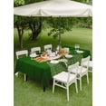 thumbnail image 3 of St. Patrick's Day Outdoor Tablecloth - 60x120 Inch Rectangle Dining Table Cover, Cute Kitten Cats Shamrock Leaf Wood Green Waterproof Outdoor Table Cloth with Umbrella Hole & Zipper for Picnic/Patio, 3 of 7