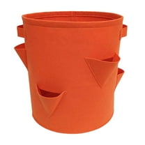 BeforeyaynStrawberry Planting Bag Garden Planting Bag Hanging Eight-hole Green