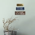 thumbnail image 4 of Basic Coat Check Sign (Black Gold) - Large, 4 of 4