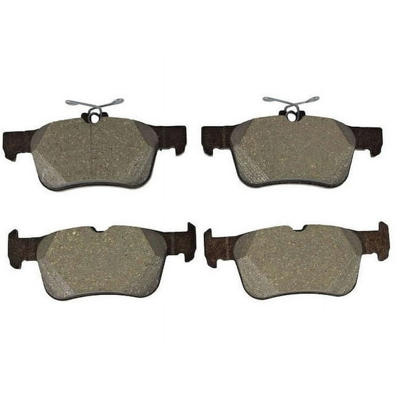 Rear Brake Pad Set - Compatible with 2013 - 2020 Lincoln MKZ 2014 2015 2016 2017 2018 2019