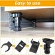 thumbnail image 4 of 20 PCS Furniture Leg Clips 28mm to 32mm, Compatible with Kitchen Skirting Board, Includes 40 Screws, 4 of 5