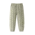 thumbnail image 3 of akafmk Kids Flannel Pants Boys Girls Fleece Pj Bottoms Soft Warm Fall Winter Joggers with Comfortable Cuffs Loungewear Sleep Pants 2-11 Years, 3 of 7