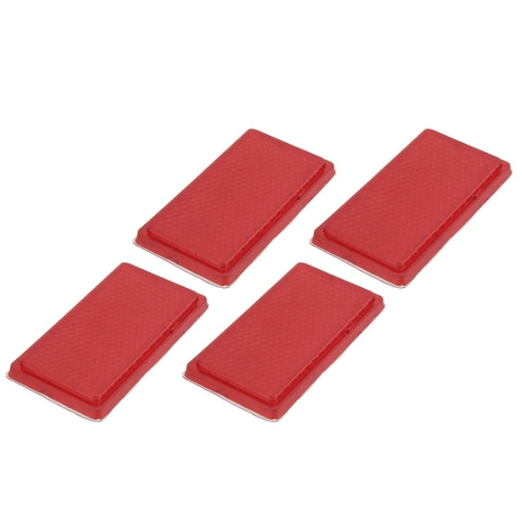 Reflector de seguridad, 4 unidades de reflectores de prisma falsos reflectantes para coche, reflector de advertencia, funcionamiento suave
