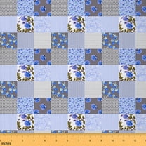 Castle Fairy Floral Rose Fabric by the Yard 1 Yard,Geometric Lattice Home Decor Fabric by the Yard,Bohemian Paisley Room Decor Fabric by the Yard,Microfiber Bedroom Decor