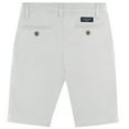 thumbnail image 2 of Buyless Fashion Boys Shorts Pants Flat Front Cotton Casual Straight Cut - 18S1624-S-WHT-5, 2 of 7