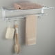 thumbnail image 4 of Toallero De Diseño Plegable De Aluminio, Toallero, A Prueba De Corrosión Para Baño, Lavadero, Baño, Casa De Baños, 4 of 8