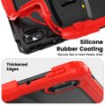 thumbnail image 6 of XYX for Lenovo Tab M11/K11 LTE 2024 Case 11 inch, 3in1 Heavy Duty Shockproof Tablet Cover with Stand, Shoulder Strap, Red, 6 of 7