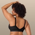 thumbnail image 3 of Playtex Women's Wireless Bra, Smoothing Comfort, Moisture-Wicking Dressed In Black 42DD, 3 of 9