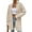 Beige, variant on hotojiny Womens Fall Long Cardigan Sweater Lightweight Fashion Striped Open Front Coat Casual Warm Cardigan Outwear with Pockets