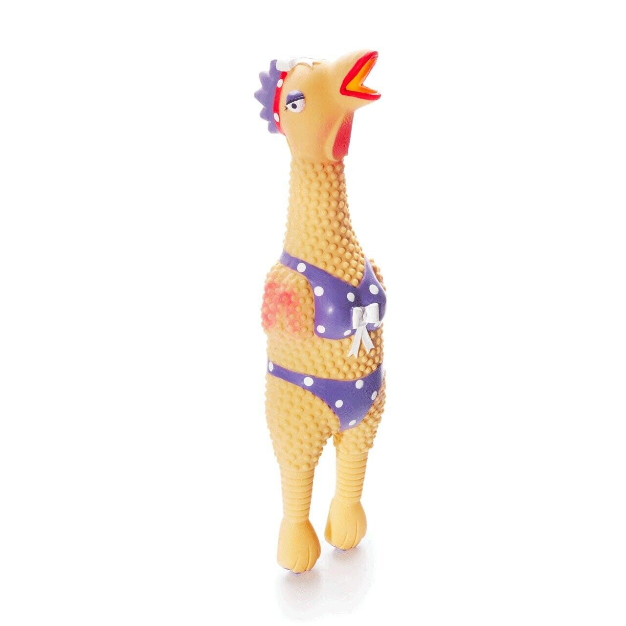 14 Inch Rubber Chicken Dog and Pet Toy Beach Henrietta or Earl Latex Squawkers (14 inch Henrietta)